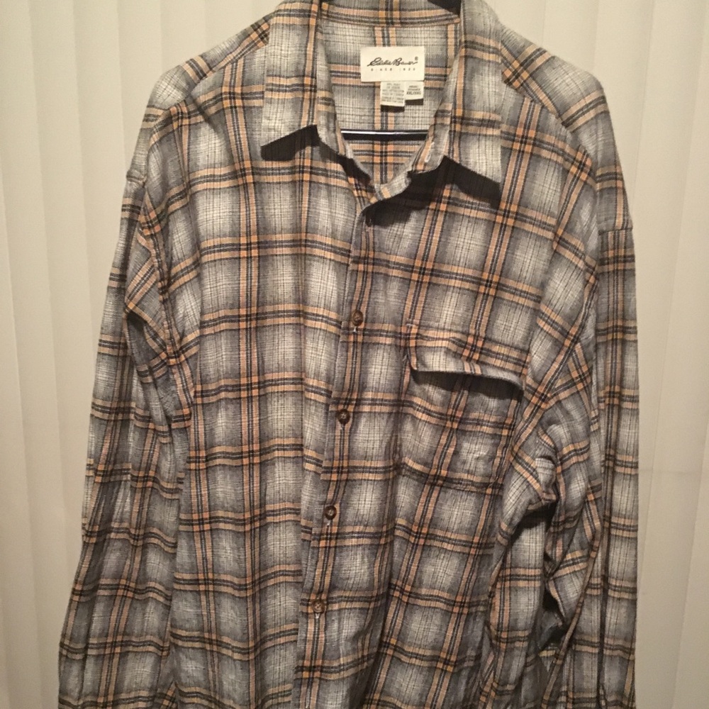Eddie Bauer flannel men shirt